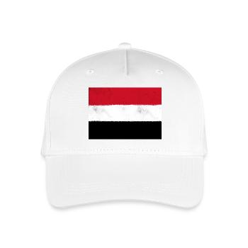 Flagge des Jemen - Kinder Bio Basecap - Weiß - Vorne
