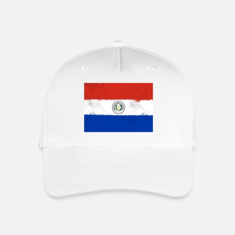 Drapeau du Paraguay - Casquette de baseball bio Enfant - blanc
