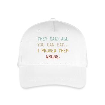 Essen Saying - Organic Kids’ Baseball Cap - white - Front