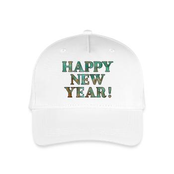 Happy New Year Wishes - Organic Kids’ Baseball Cap - white - Front