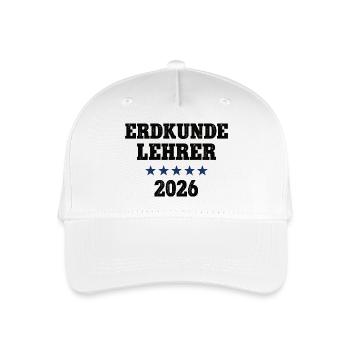 Professeur de géographie 2026 Études professionnelles Formation des enseignants Géo - Casquette de baseball bio Enfant - blanc - Devant