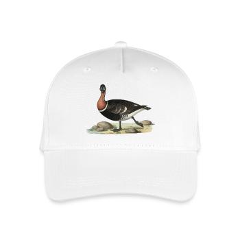 Vintage Rothalsgans Kunst, Wildtiere - Kinder Bio Basecap - Weiß - Vorne