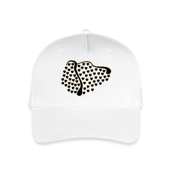 Dogs Love Heart - Organic Kids’ Baseball Cap - white - Front