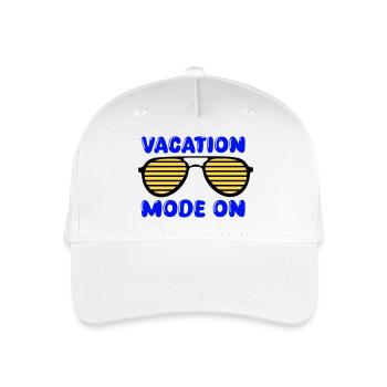 Mode vacances activé - Casquette de baseball bio Enfant - blanc - Devant