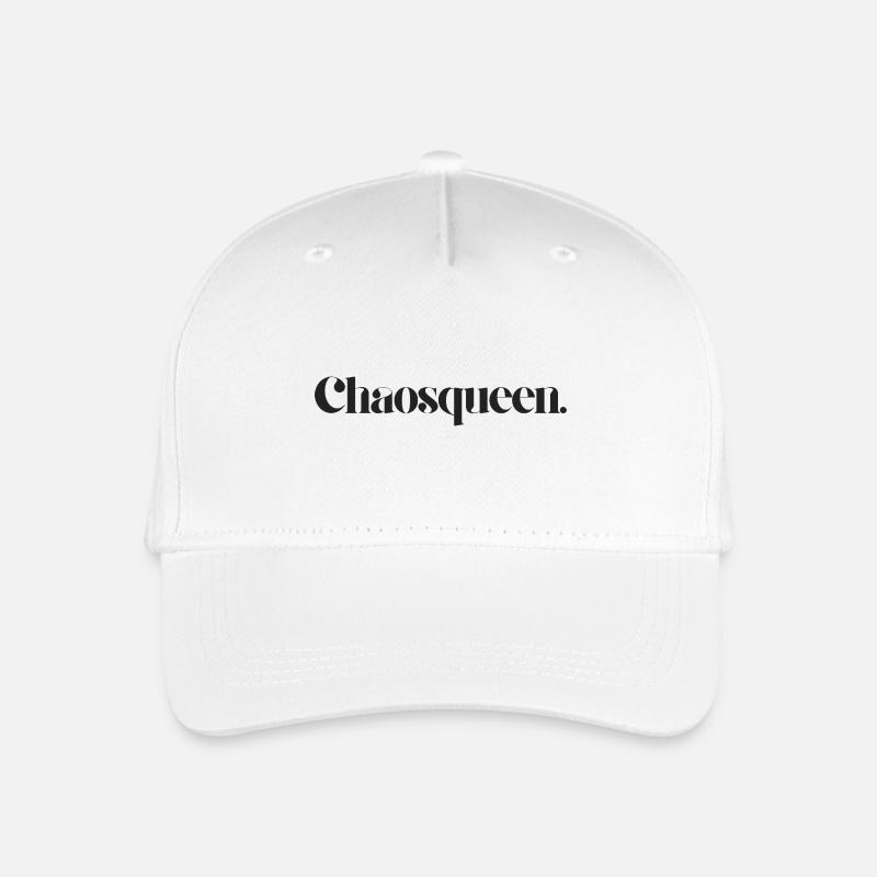 Chaoskönigin - Kinder Bio Basecap - Weiß
