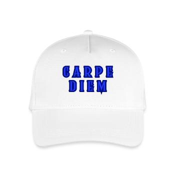Carpe diem - Organic Kids’ Baseball Cap - white - Front