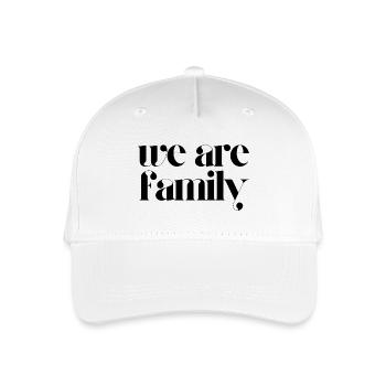 Wir sind Familie - Kinder Bio Basecap - Weiß - Vorne