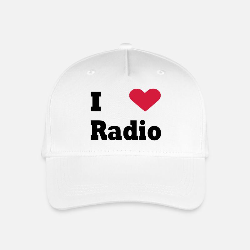 Radio - Organic Kids’ Baseball Cap - white