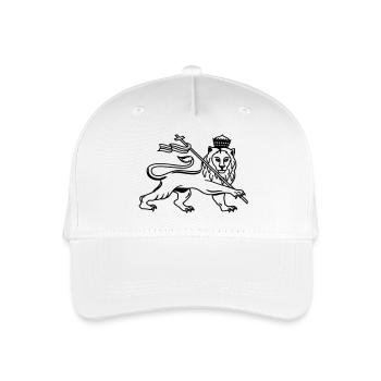 Reggae lion - Kinder Bio Basecap - Weiß - Vorne