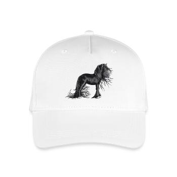 Süßes Friesenpferd - Kinder Bio Basecap - Weiß - Vorne