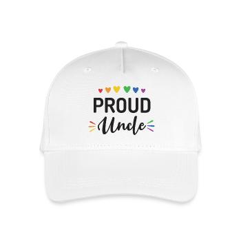Proud Uncle - Organic Kids’ Baseball Cap - white - Front
