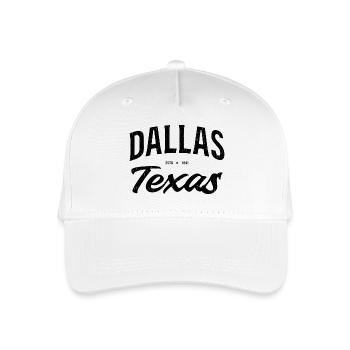 Dallas Texas USA Foundation Year Design - Organic Kids’ Baseball Cap - white - Front