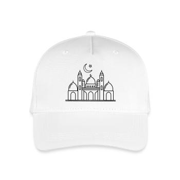 Moschee religiöse Kultstätte transparent - Kinder Bio Basecap - Weiß - Vorne