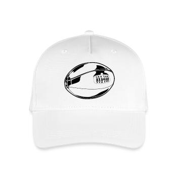 Croquis de ballon de rugby - Casquette de baseball bio Enfant - blanc - Devant