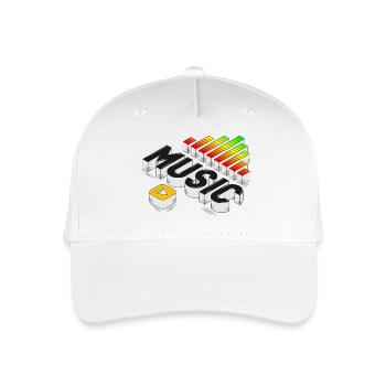 Play The Music | Isometric Music Illustration - Organic Kids’ Baseball Cap - white - Front