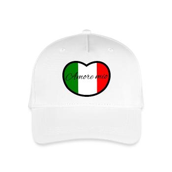 Italia amore mio - Organic Kids’ Baseball Cap - white - Front