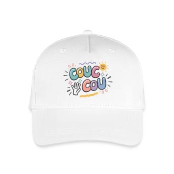 Coucou - Style Décontracté - Casquette de baseball bio Enfant - blanc - Devant