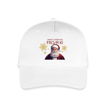 Merry Christmas - Organic Kids’ Baseball Cap - white - Front