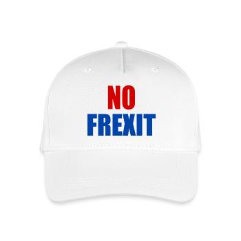 Kein Frexit - Kinder Bio Basecap - Weiß - Vorne