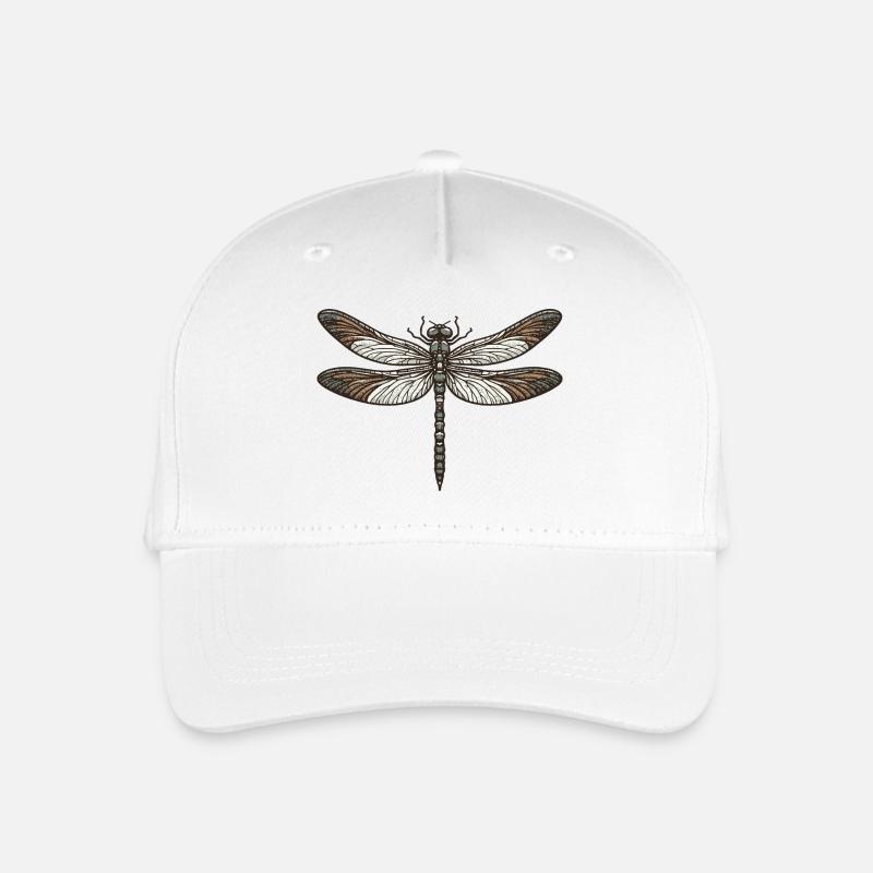 Libelle - Kinder Bio Basecap - Weiß