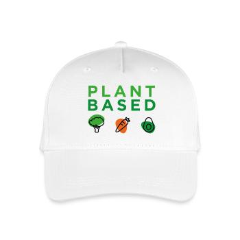 Plant Based - Organic Kids’ Baseball Cap - white - Front