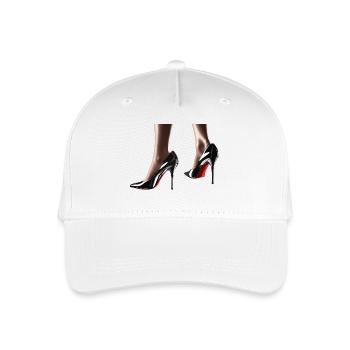 Elegant high heels with a shiny finish - Organic Kids’ Baseball Cap - white - Front