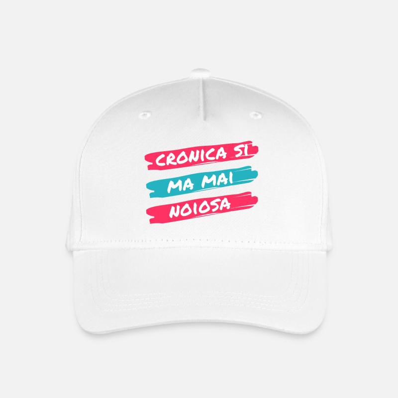 Chronic, yes, but never boring - Organic Kids’ Baseball Cap - white