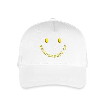 Mode vacances sur la bonne humeur - Casquette de baseball bio Enfant - blanc - Devant