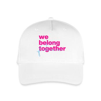We belong together Neon Script - Kinder Bio Basecap - Weiß - Vorne