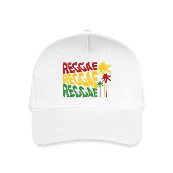 Palmiers Reggae - Casquette de baseball bio Enfant - blanc - Devant