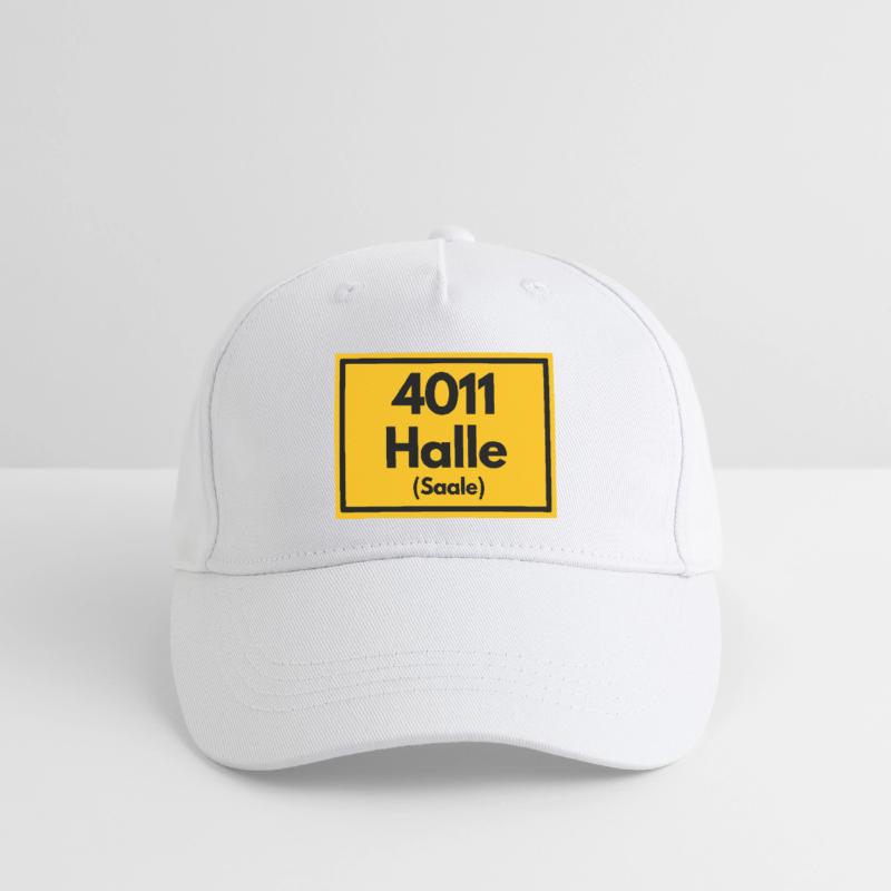 OLD POSTCODE POSTCODE RETRO 4011 HALLE (SAAALE) Organic Kids’ Baseball Cap