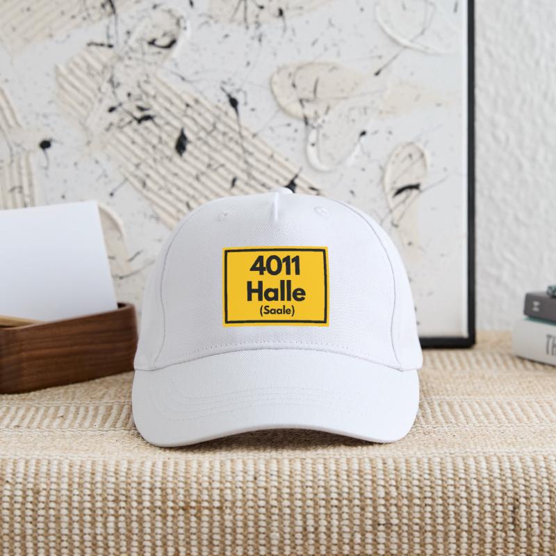 OLD POSTCODE POSTCODE RETRO 4011 HALLE (SAAALE) Organic Kids’ Baseball Cap