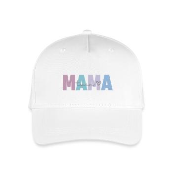 twin mama - Kinder Bio Basecap - Weiß - Vorne