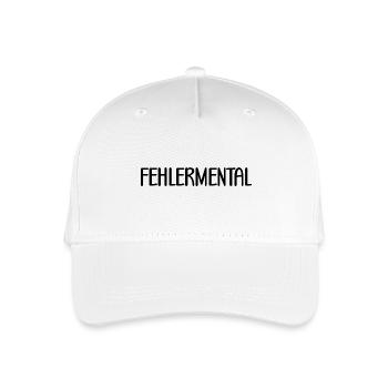Lustiger Lehrer Versprecher Spruch Fehlermental - Kinder Bio Basecap - Weiß - Vorne