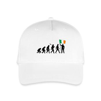 Irland - Evolution - Flagge - Nation - Kinder Bio Basecap - Weiß - Vorne