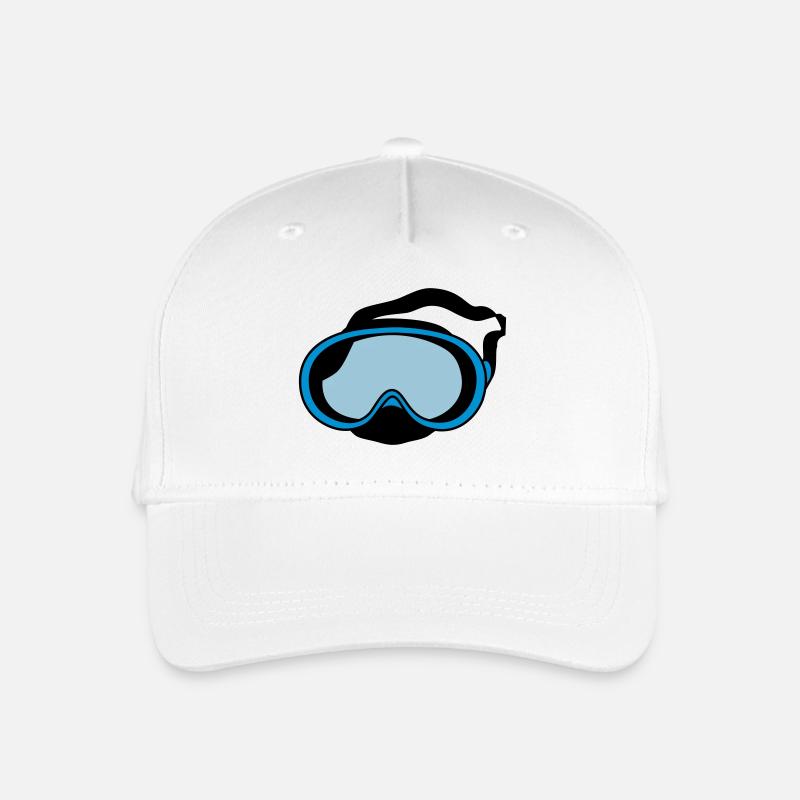 diving mask - Organic Kids’ Baseball Cap - white