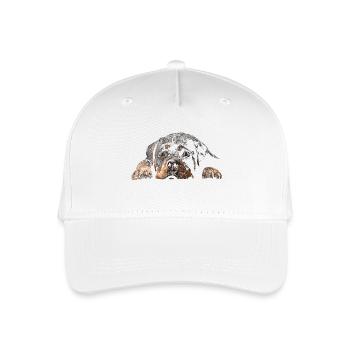 Rottweiler - Kinder Bio Basecap - Weiß - Vorne