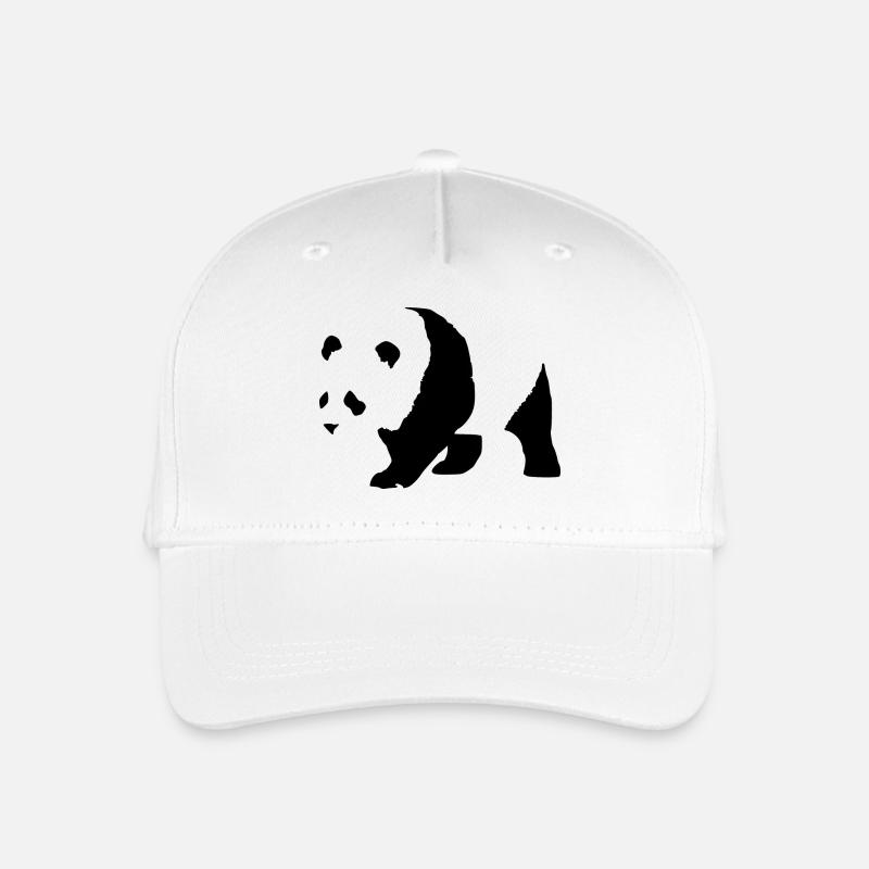 panda - Organic Kids’ Baseball Cap - white