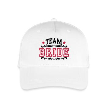 team bride - Casquette de baseball bio Enfant - blanc - Devant