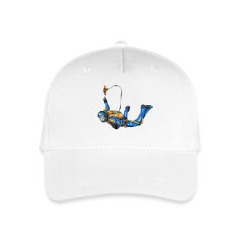 skydiver - Organic Kids’ Baseball Cap - white - Front