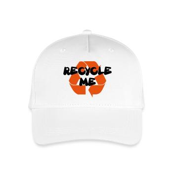 Recycle me - Recyclez-moi - Casquette de baseball bio Enfant - blanc - Devant