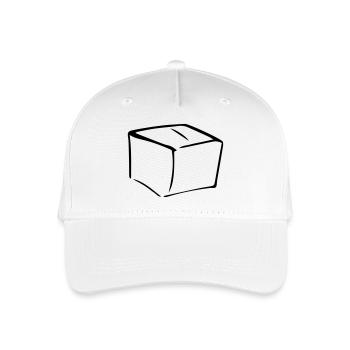 Packet,Papier,Post,Geschäft,Kasten,Versand - Kinder Bio Basecap - Weiß - Vorne