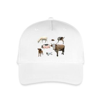Ferme - Casquette de baseball bio Enfant - blanc - Devant