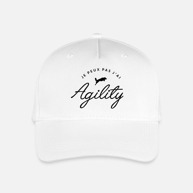 je peux pas j'ai agility - Casquette de baseball bio Enfant - blanc