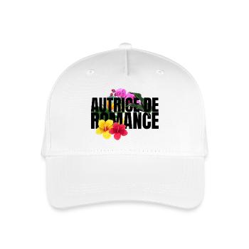 Autor von Romance Flowers - Kinder Bio Basecap - Weiß - Vorne