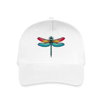 Libelle - Kinder Bio Basecap - Weiß - Vorne