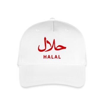 Halal - Casquette de baseball bio Enfant - blanc - Devant