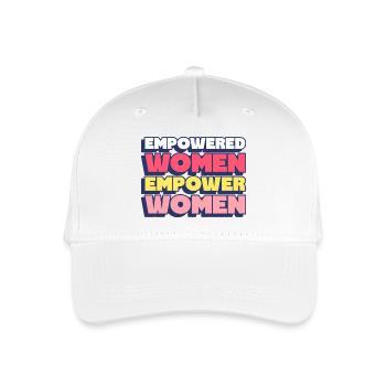 Design Empowerment Feminine Inspiration - Kinder Bio Basecap - Weiß - Vorne