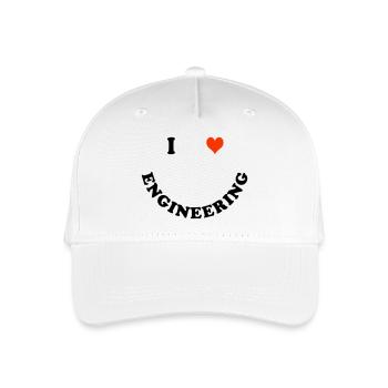Ingenieur - Kinder Bio Basecap - Weiß - Vorne