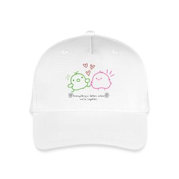 Ensemble - Casquette de baseball bio Enfant - blanc - Devant